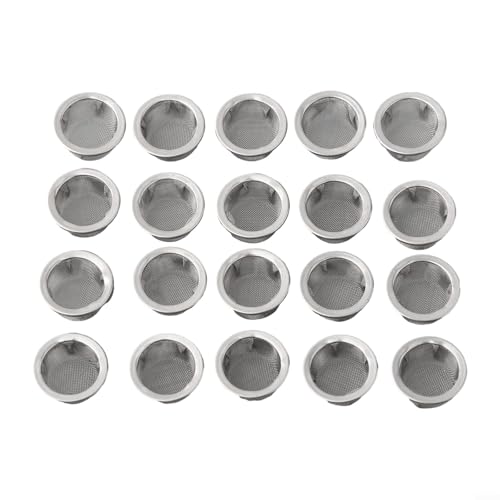 Edelstahl-Schüsselfiltersieb, 20 Stück, rostbeständiges und leicht zu reinigendes Design Edelstahl-Schüsselfiltersieb, 20 Stück, rostbeständiges und leicht zu reinigendes Design von Springwillfly