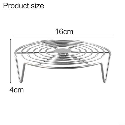 Edelstahlgestell zum Dämpfen und Kochen, perfekt für Knödel und Eier (16 cm) von Springwillfly
