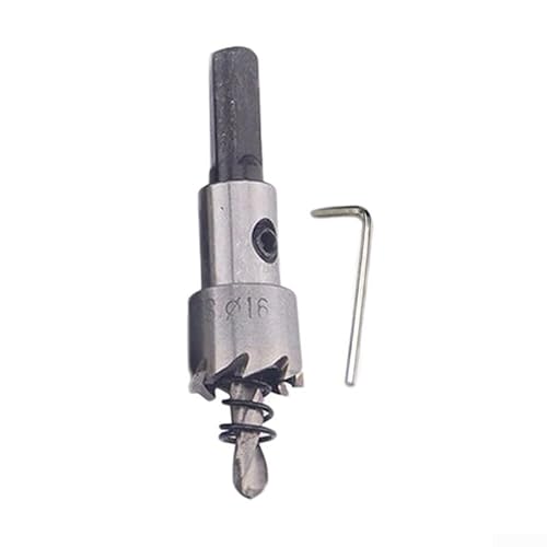 Effektive HSS-Lochschneider-Bohrer zum Bohren größerer Löcher in Metall und Holz (16 mm) von Springwillfly