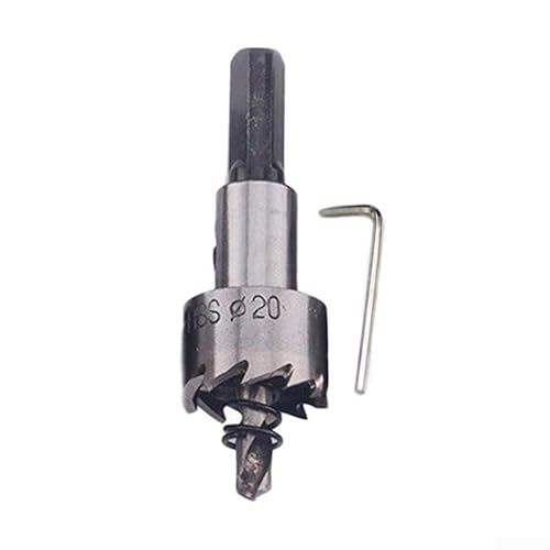 Effektive HSS-Lochschneider-Bohrer zum Bohren größerer Löcher in Metall und Holz (20 mm) von Springwillfly