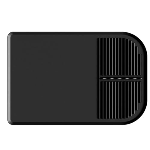 Effektive Silikonmatte für Kaffeemaschinen, 60 x 40 cm, Abtropfmatte mit Drainage- und Geräuschreduzierung (schwarz) von Springwillfly