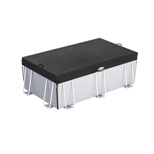 Effektiver Poolschutz, rechteckige Abdeckung aus 210D-Oxford-Gewebe, entworfen für Wärmespeicherung und lange Haltbarkeit (1,5 x 2,4 m) von Springwillfly