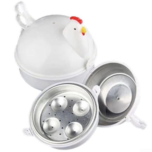 Effizient für Eier-Dampfgarer zum Kochen in der Mikrowelle, perfekt für weich und hart gekochte Eier von Springwillfly