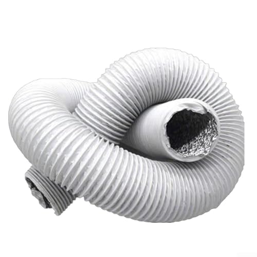 Effizient gestalteter Abluftschlauch mit flexibler Struktur für den privaten und industriellen Gebrauch, Länge 6 Meter (15 cm grau) von Springwillfly