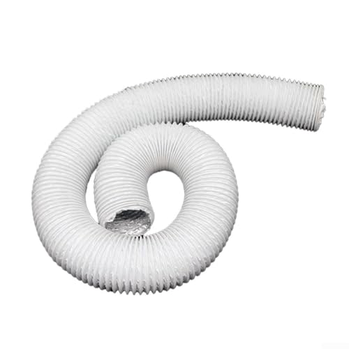 Effizient gestalteter Abluftschlauch mit flexibler Struktur für den privaten und industriellen Gebrauch, Länge 6 Meter (15 cm weiß) von Springwillfly