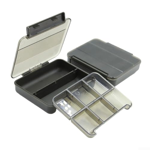 Effiziente 12-lagige Angelbox mit einfachem Transportdesign für Haken und Zubehör (Doppelschicht 2+6 grün) von Springwillfly