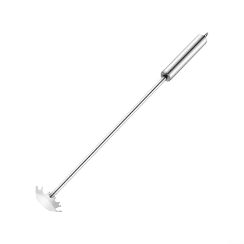 Effizienter Grillreiniger mit langem Griff, perfekt für runde und quadratische Roste von Springwillfly