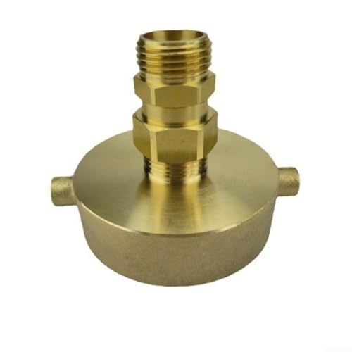 Effizienter Wasserdurchfluss-Hydrant-Schlauchadapter mit weiblichen und männlichen Anschlüssen für den Einsatz (gerader Adapter) von Springwillfly