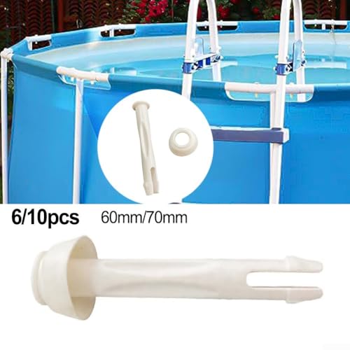 Ersatz-Gelenkstifte und Dichtungen für Intex Pools, passend für 13' bis 24' Modelle, und Maintain (6 Stück 70 mm) von Springwillfly