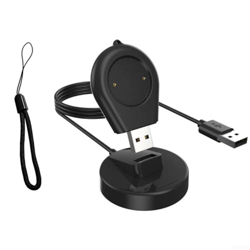 Ersatz-Ladeständer mit USB-Kabel für Bip6 Dock, aus ABS, bietet stabile 5 V 1 A Ladung, kompatibel mit Bip6 und Active2 Smartwatches von Springwillfly