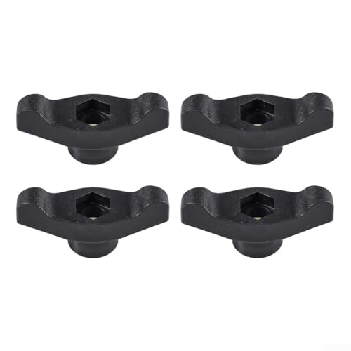 Ersatzknaufflügel 4er Pack für Rasenmäher und Schneefräsen Kompatibel mit mehreren Modellen Robuste Kunststoffkonstruktion von Springwillfly