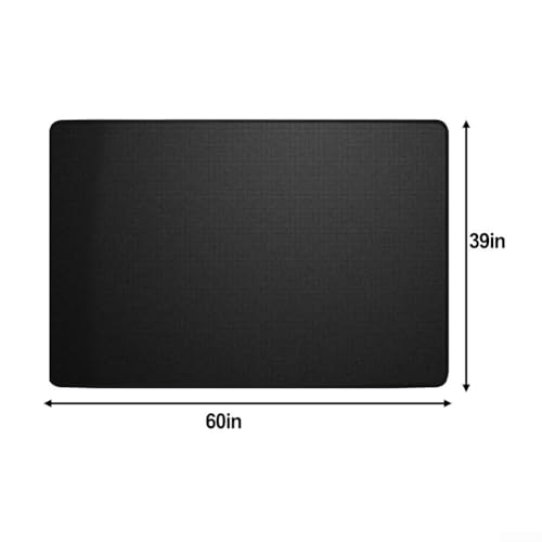 Feuerfeste Herdunterlage schützt Böden vor Funken und Hitze, rutschfeste Unterseite für Sicherheit und Stabilität (99,1 x 152,4 cm) von Springwillfly