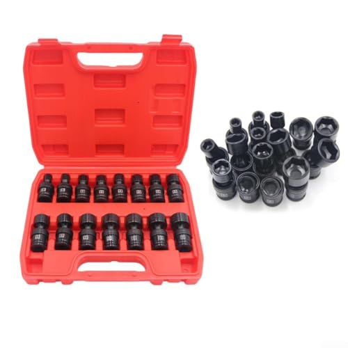 Flexible 360-Grad-Schwenk-Stecknüsse für den Einsatz mit 3/8-Zoll-Treibern in engen Bereichen Flexible 360-Grad-Schwenk-Stecknüsse für den Einsatz mit 3/8-Zoll-Treibern in engen Bereichen von Springwillfly