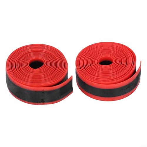 Für Fahrradreifen auf TPU-Basis in einem praktischen 2er-Pack, ideal zum Schutz Ihrer Innenschläuche vor Beschädigungen (23 mm x 1,0 mm x 2100 rot) von Springwillfly