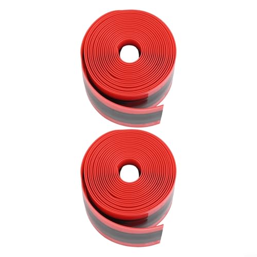 Für Fahrradreifen auf TPU-Basis in einem praktischen 2er-Pack, ideal zum Schutz Ihrer Innenschläuche vor Beschädigungen (38 mm x 1,0 x 2300 mm rot) von Springwillfly