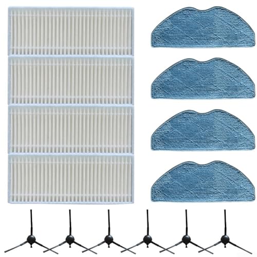 Für Tapo RVA100 RV10 RV30 Filter und Wischtuch Set 4 Filter und 4 Tücher von Springwillfly