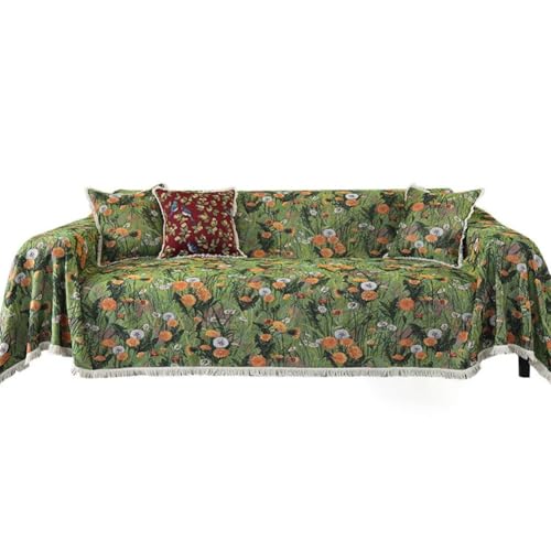 Funktionaler Vintage-Sofabezug, schmutzabweisend, perfekt für moderne Häuser (180 x 230 cm) von Springwillfly