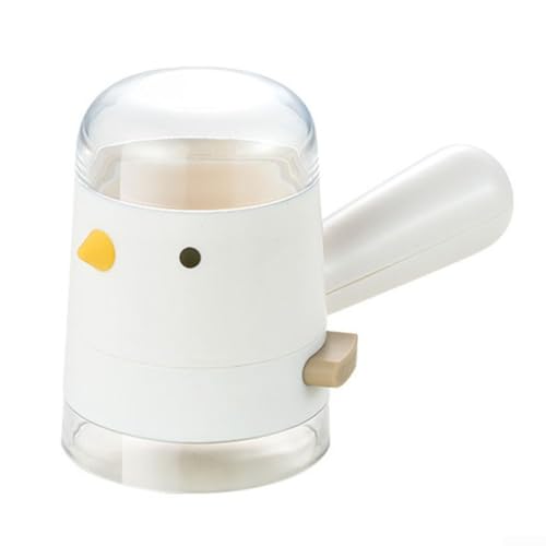 Funktionales Salzglas für präzises Dosieren von Gewürzen mit einfachen Reinigungsfunktionen (weiß) von Springwillfly