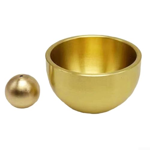 Funktionelle Dopamin-Türklingel aus Messing mit Kühlschrankmagnet, handgefertigtes Klingelzubehör für eine dekorative Note in Küche oder Türbereichen (Messingglocke) von Springwillfly