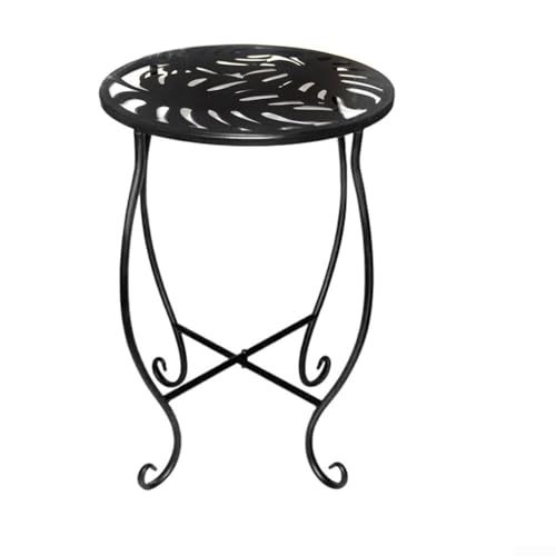 Funktioneller runder Beistelltisch 8 Zoll Metall Design für Getränke und Snacks im Freien von Springwillfly
