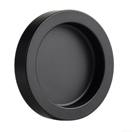 Glasschiebetürgriff aus Aluminium zum Aufrüsten von Kleiderschränken und Küchenzeilen (schwarz, 9 mm) von Springwillfly