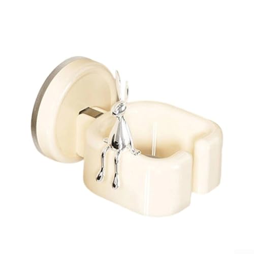 Haartrockner-Saugnapfhalter mit nicht perforiertem Design für zuverlässige Aufbewahrung und einfachen Zugang (Beige) von Springwillfly