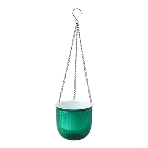 Hängender Blumentopf mit einzigartiger Selbstbewässerungsfunktion und Luftzirkulation für optimale Pflanzengesundheit, 2 Stück (mittel) von Springwillfly