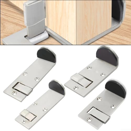 Handelsübliche Edelstahl-Türstopper für Glastüren, effektive Lösung gegen Windverschluss (8 cm links) von Springwillfly
