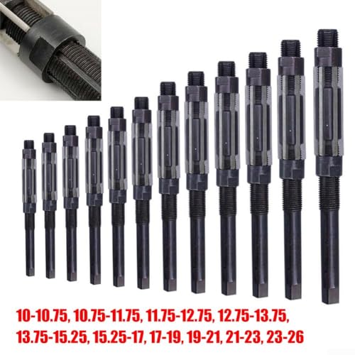 Handreibahle, verstellbar, HSS-Werkzeug für Metallbearbeitung, 10 mm / 26 mm (17–19) von Springwillfly