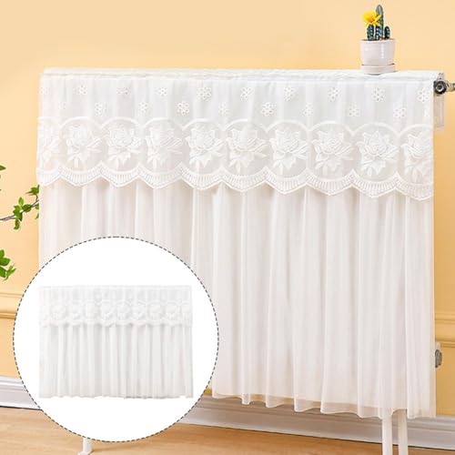 Heizkörper-Staubschutz mit elegantem Spitzen-Design für einen sauberen Wohnraum (120 cm) von Springwillfly