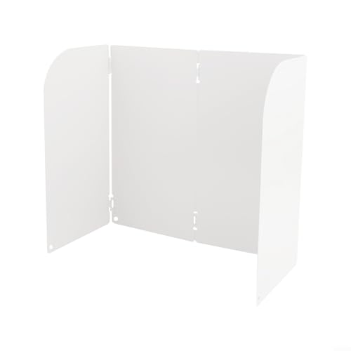 Herdspritzschutz 4-seitiges Design für effektiven Schutz vor Ölspritzern in der Küche (weiß) von Springwillfly
