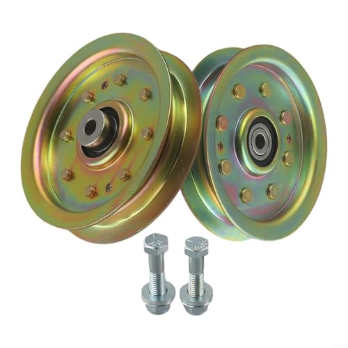 Hochleistungs-Rollenrollen-Set, 2er-Set zum Ersetzen für Troy's Riemenscheibe Modellnummer 75000 Rasenmäher von Springwillfly