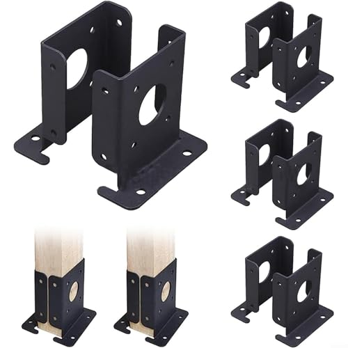 Hohe Festigkeit 4Pcs Einstellbare Holz Pergola Post Basen Entwickelt für Haltbarkeit und Stabilität Hohe Festigkeit 4Pcs Einstellbare Holz Pergola Post Basen Entwickelt für Haltbarkeit und Stabilität von Springwillfly