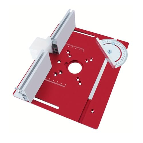 Hohe Stabilität C8 Router Tisch Einsatzplatte Aluminiumlegierung für 65 mm Router Tisch Installationen (rot) von Springwillfly