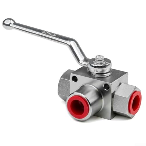 Hydraulischer Kugelhahn 3-Wege NPT12 7250 PSI für sichere und effiziente Ölkontrolle (NPT3/8) von Springwillfly