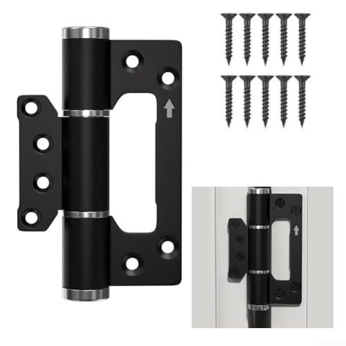 Hydraulisches Türscharnier mit einstellbarer automatischer Schließgeschwindigkeit und Kraft, unterstützt schwere Türen bis zu 59 kg, Aluminiumlegierung von Springwillfly
