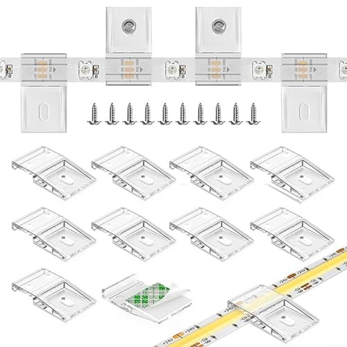 Installieren Sie Ihre LED-Streifen einfach mit diesem umfassenden Set aus 20 Befestigungsclips und Schrauben Installieren Sie Ihre LED-Streifen einfach mit diesem umfassenden Set aus 20 Befestigungsclips und Schrauben von Springwillfly