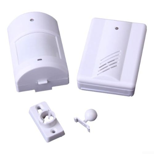 Intelligenter Sensoralarm mit geteiltem Design und Infrarot-Technologie, perfekt für Bewegungserkennung in verschiedenen Einstellungen von Springwillfly