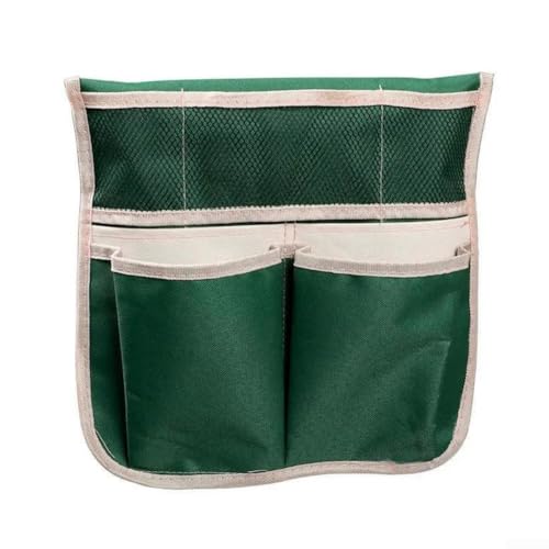 Klappbare Garten-Kniebank mit Werkzeug-Organizer-Tasche, mehrere Fächer für Gartengeräte, Oxford-Gewebe für lange Lebensdauer und einfache Reinigung (L) von Springwillfly