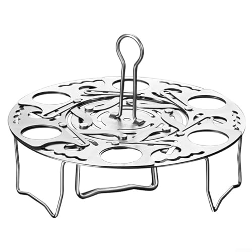Kompaktes und verstellbares Dampfgarer-Gestell, hochtemperaturbeständiger Edelstahl zum Kochen, Vielseitigkeit, leicht zu reinigendes Design von Springwillfly