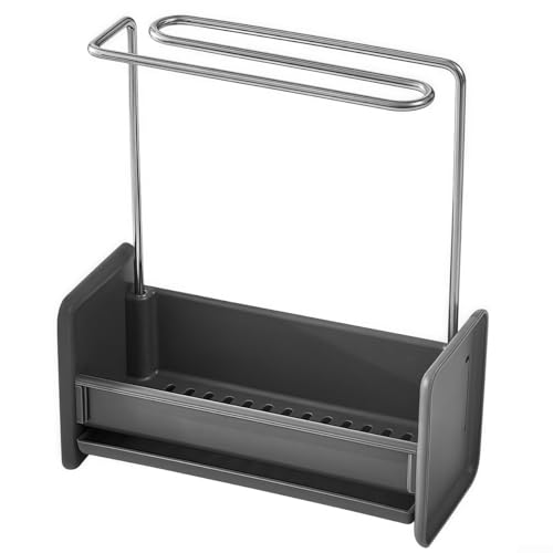 Küchenspüle für Schwammregal, clevere Hängeschiene für Geschirrtücher und effizienter Wasserablauf Küchenspüle für Schwammregal, clevere Hängeschiene für Geschirrtücher und effizienter Wasserablauf von Springwillfly