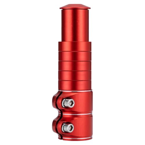 Leichte und Fahrradvorbauerhöhung für optimale Fahrhaltung und Komfort (13 cm rot) von Springwillfly