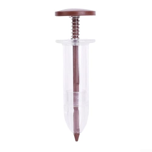 Leichtes und kompaktes 6-teiliges Mini-Garten-Säwerkzeug-Set für müheloses Pflanzen (braun) von Springwillfly