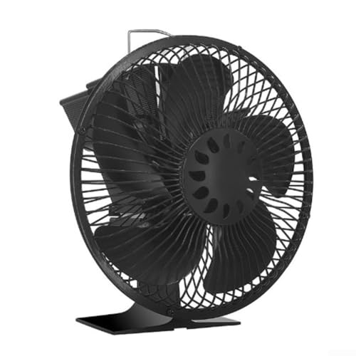 Leiser 5-Blatt-Holzbrenner-Ventilator für effektives Heizen in Ihrem Zuhause, inklusive Schutzfunktionen von Springwillfly