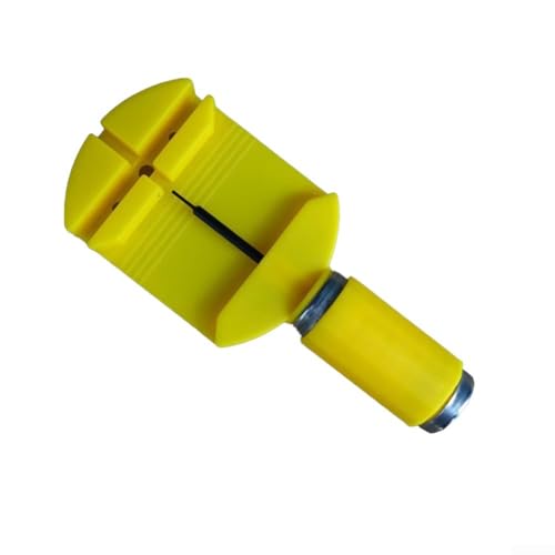 Link Pin Remover für Uhrenarmbandlängenverstellung mit verstellbarem Plattform-Design (gelb) von Springwillfly