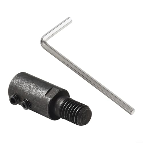 M10 Adapter für 5 14 mm Schaft Motorsägeblatt Kupplungsstange für Winkelschleifer (6 mm) von Springwillfly