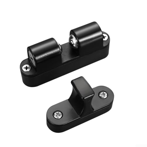 Magnetischer Türhalter, unsichtbares Design, verhindert das Zuschlagen der Tür und schützt Ihre Wände, Schwarz von Springwillfly