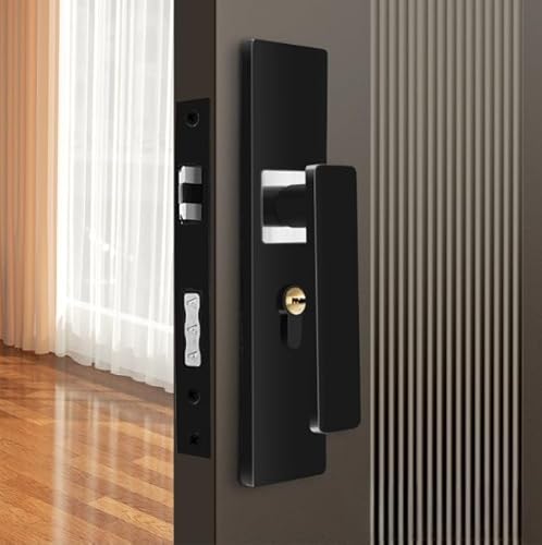 Magnetischer Türschlossgriff aus Eisen mit leichtgängigem geräuschlosem Einzug und Geräuschreduzierung für den Innenbereich für Schlafzimmertüren (H) von Springwillfly