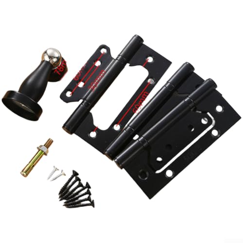 Magnetischer Türschlossgriff aus Eisen mit leichtgängigem geräuschlosem Einzug und Geräuschreduzierung für den Innenbereich für Schlafzimmertüren (L) von Springwillfly