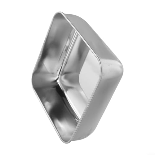 Mehrzweck-Edelstahl-Backblech-Set für Ofen-Backen, entworfen, um konstante Wärme zu liefern und zuverlässige Nutzung (15 x 15 x 5 cm) von Springwillfly